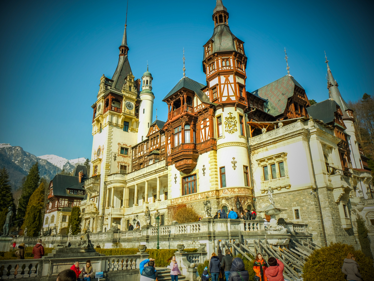 Peles Castle, Former Home Of The Romanian Royal Family