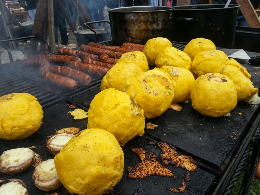 Polenta balls with chease travel cheap