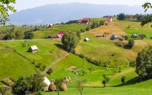 Romanian villages rural landscape