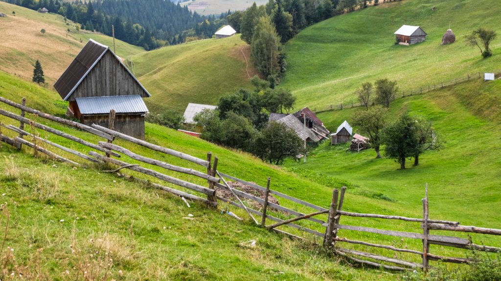 Romania mountain villages