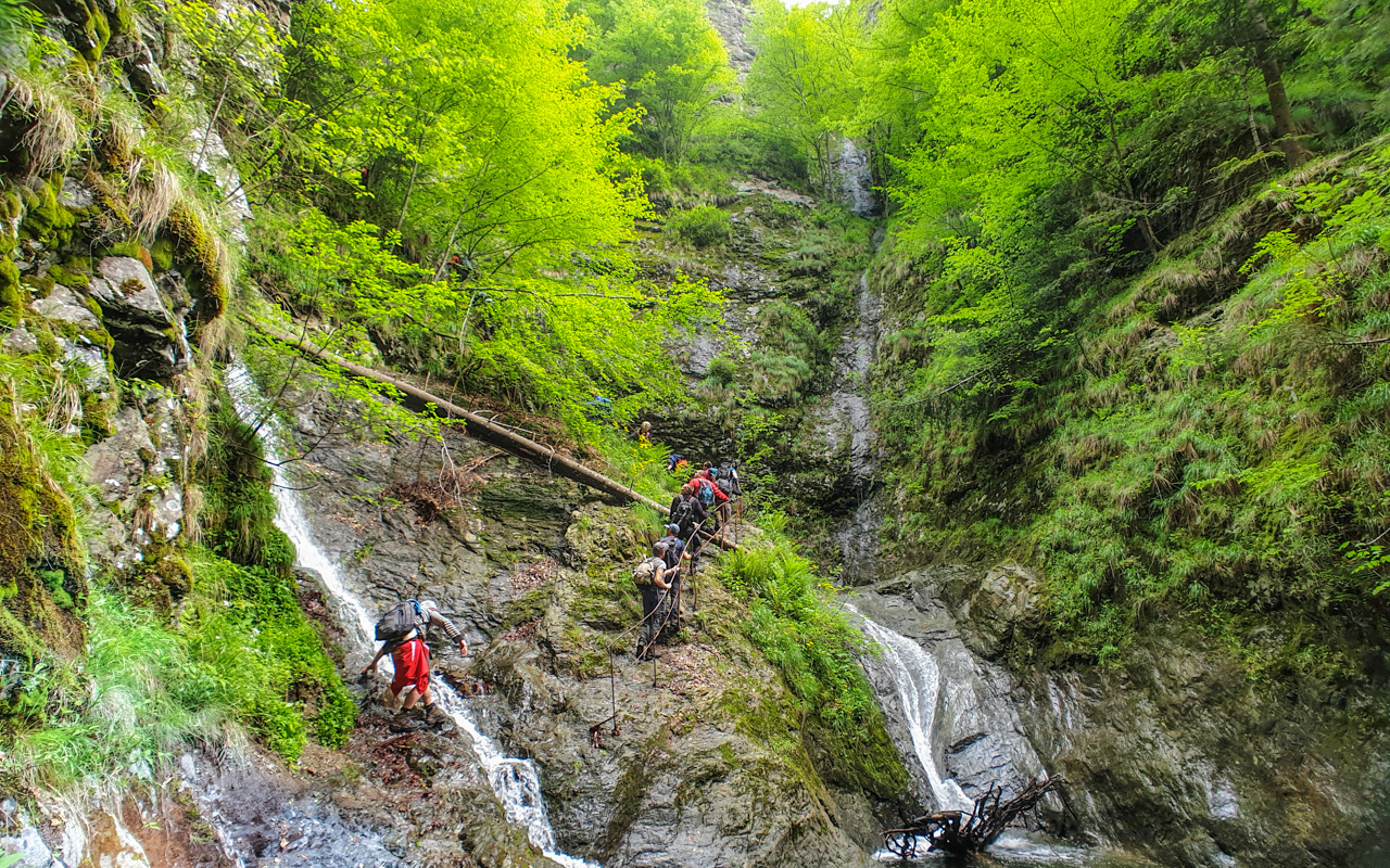 Hiking day - Stan Valley Canyon canyon of transfagarasan